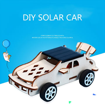 DIY Wooden Solar Car Kit
